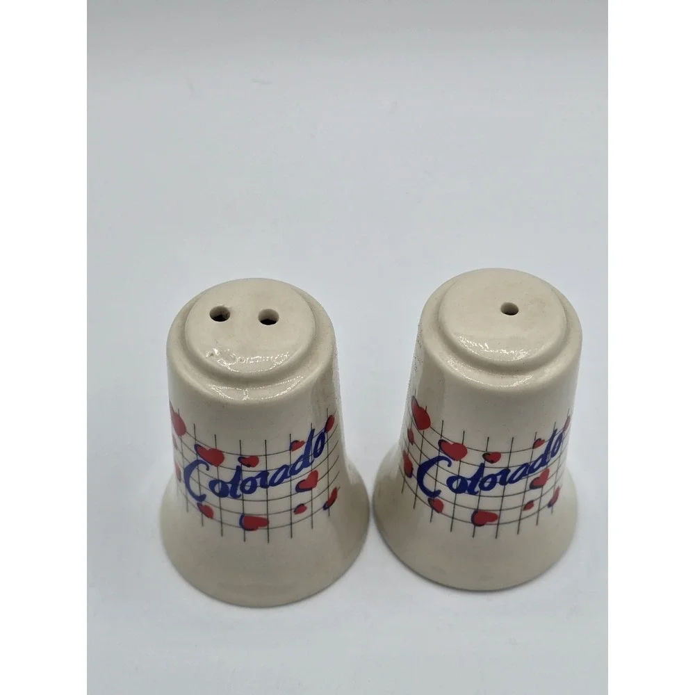 Vintage Colorado SOUVENIR Salt and‎ Pepper Shakers State Travel Retro